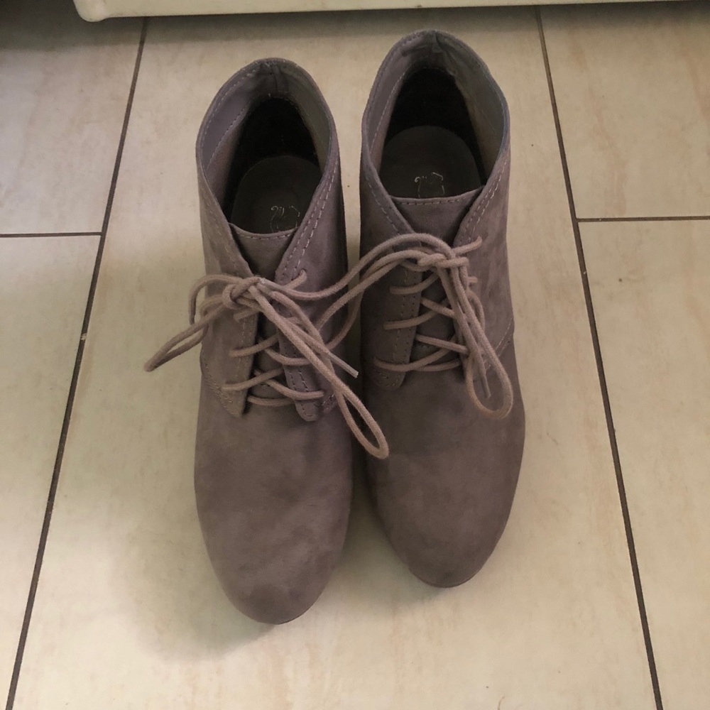 Gray Booties
